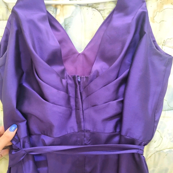 Beautiful purple dress, only worn once! - Picture 6 of 8